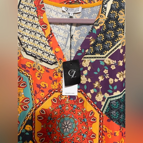 Multicolor Printed Bohemian Maxi Dress multiple sizes S-L - Picture 11 of 11